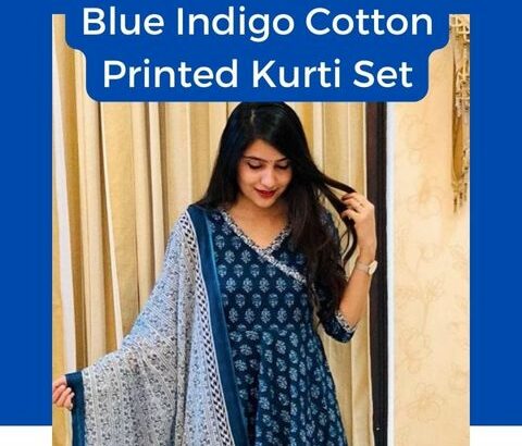 Blue_Indigo_Cotton_Printed_Kurti