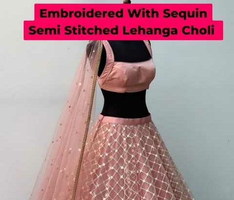 Semi Stitched Lehanga Choli