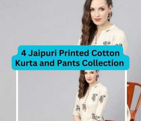 4 Jaipuri Printed Cotton Kurta