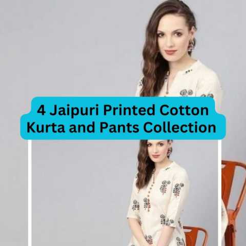 4 Jaipuri Printed Cotton Kurta